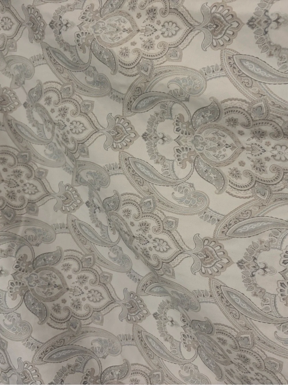 London Fog Paisley Print Full Sized Sheet Set with 4 Matching Pillow Cases